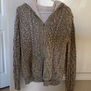 Roxy jacket sweater material with fleece